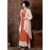 Women bracelet sleeved linen tops women Tunic Tops nude cardigan summer